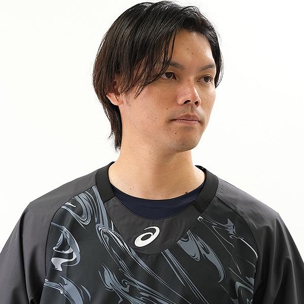 ASICS 野球 シャカシャカ ウインドシャツ 半袖 大人 アシックス