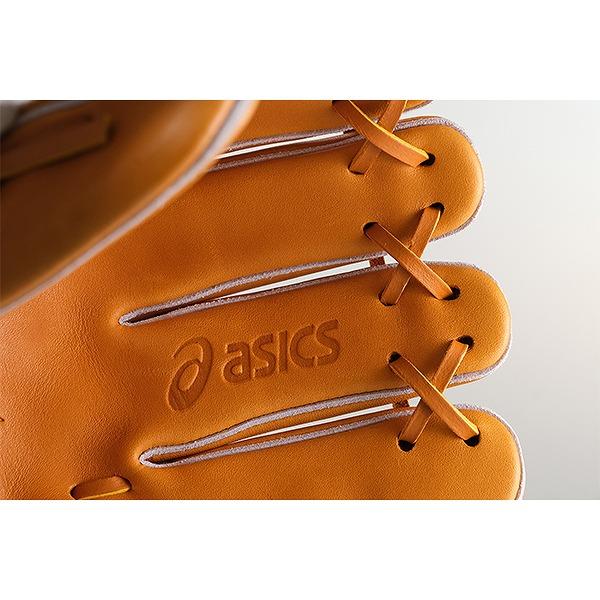 ASICS（アシックス） 野球 グローブ 軟式 大人 右投げ ゴールド