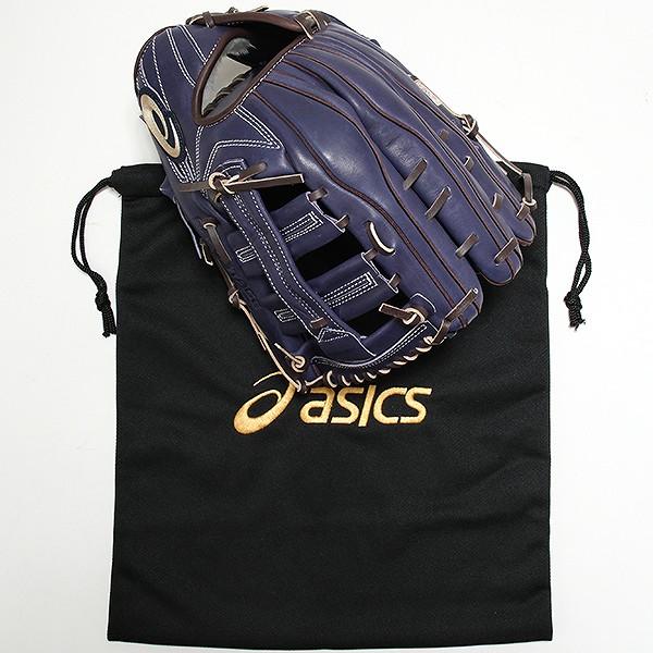 ゴールドステージ 軟式グローブ ネイビー 収納袋付き ゴールドステージ