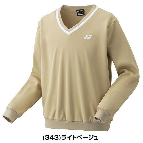 ヨネックス テニス バドミントン ユニトレーナー Vネック メンズ レディース テニスウェア 長袖 秋冬用 防寒 スポーツ UVカット 制電 YONEX 32032 | YONEX | 03