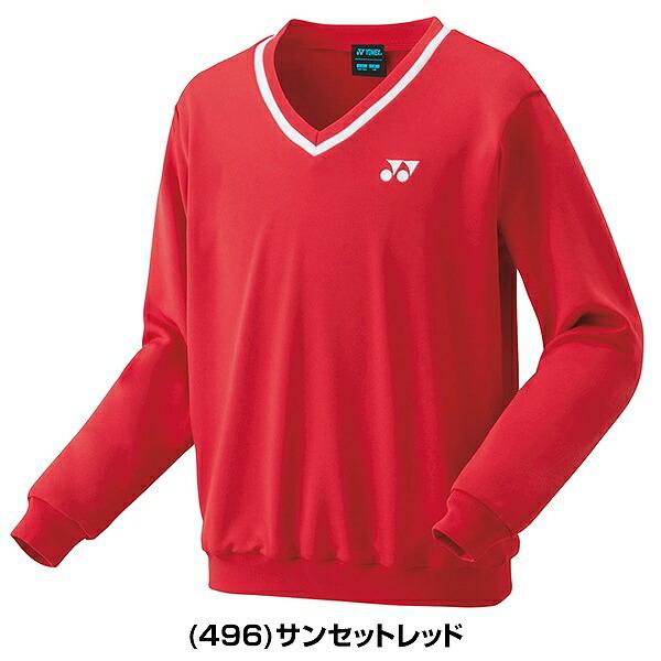 ヨネックス テニス バドミントン トレーナー ジュニア Vネック テニスウェア 長袖 秋冬用 防寒 スポーツ UVカット 制電 YONEX 32032j | YONEX | 02