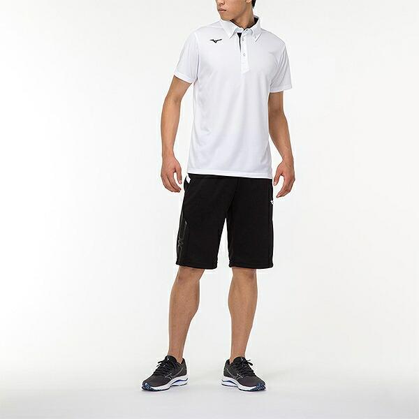 ミズノ 野球 ボタンダウン ポロシャツ 白 XL 裾バインダー 半袖 MIZUNO（ミズノ） ボタンダウンポロシャツ 半袖 ユニセックス 男女兼用