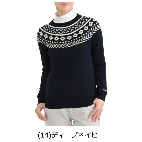 休まず出荷 ミズノ ブレスサーモクルーネックセーター レディース 52MC9740 ゴルフ ウエア セーター | MIZUNO | 03