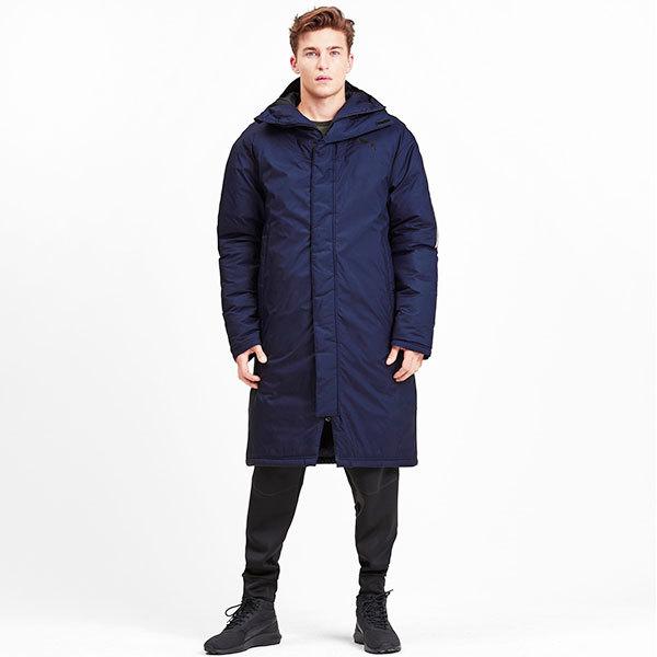 PUMA プーマ 中綿ベンチコート メンズ 大人 ロングパテッド PUMA プーマ 中綿ベンチコート メンズ 大人 ロングパテッド