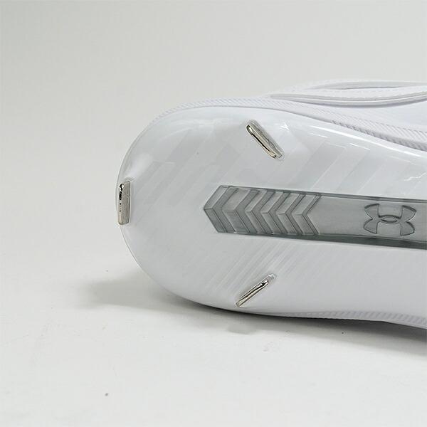 交換無料 野球 スパイク 金具 大人 白 アンダーアーマー UNDER ARMOUR エクストリーム アイコンST 2E相当 紐 白スパイク 6010489 Pカバー(P革)加工可 タフトー可 | UNDER ARMOUR | 11