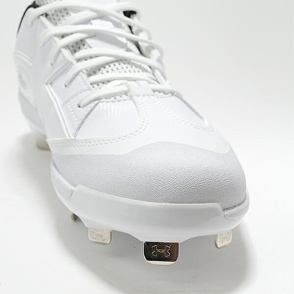 交換無料 野球 スパイク 金具 大人 白 アンダーアーマー UNDER ARMOUR エクストリーム アイコンST 2E相当 紐 白スパイク 6010489 Pカバー(P革)加工可 タフトー可 | UNDER ARMOUR | 14