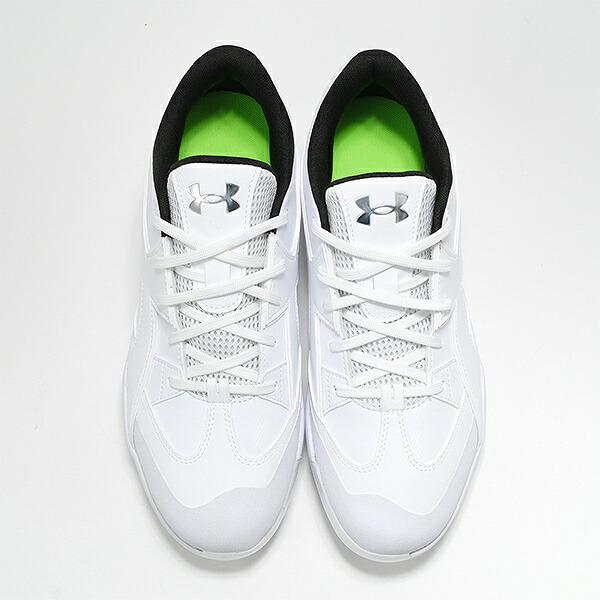 交換無料 野球 スパイク 金具 大人 白 アンダーアーマー UNDER ARMOUR エクストリーム アイコンST 2E相当 紐 白スパイク 6010489 Pカバー(P革)加工可 タフトー可 | UNDER ARMOUR | 06