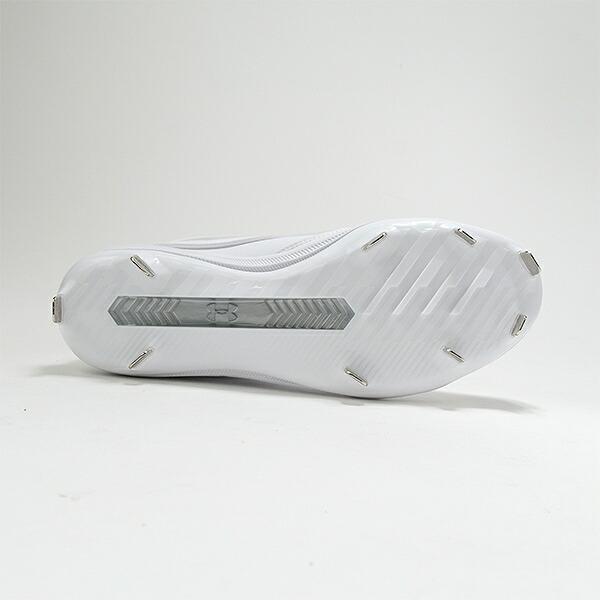 交換無料 野球 スパイク 金具 大人 白 アンダーアーマー UNDER ARMOUR エクストリーム アイコンST 2E相当 紐 白スパイク 6010489 Pカバー(P革)加工可 タフトー可 | UNDER ARMOUR | 08