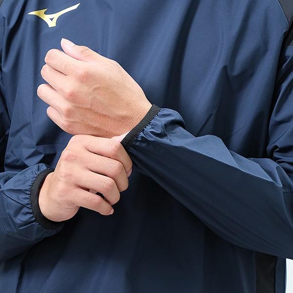 MIZUNO ピステシャツ ウィンドシャツ メンズ ミズノ 長袖 丸首 MIZUNO ピステシャツ ウィンドシャツ メンズ ミズノ 長袖 丸首