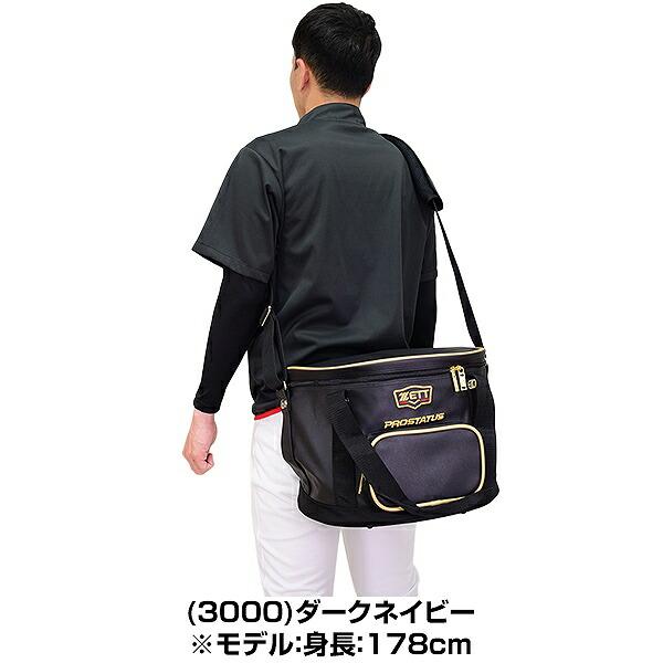 野球 ボールケース ゼット プロステイタス 硬式・軟式5ダース ソフトボール3号2ダース収納可能 ボールバッグ BAP217 バッグ刺繍有料可(B)の画像
