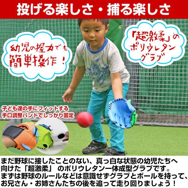 野球 上手くなる野球グローブ キッズキャッチ 幼児向け 入門用 超激柔 ポリウレタングラブ 専用ボール付 ステージ0 Fug 245 フィールドフォース トレーニング 野球用品ベースボールタウン 通販 Paypayモール