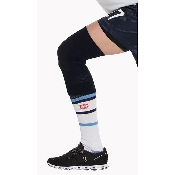 ローリングス 膝サポーター ウィメンズ ソフトボール ニーサポーター ロングサイズ 片足用 (1枚入り) AAS10F02 女子ソフト レディース 女性 あすつく | Rawlings | 02