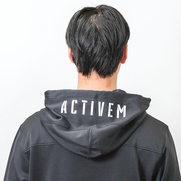 交換無料 野球 ネオストレッチフーディー パーカー メンズ アクティブーム 長袖 ポケット付き プルオーバー フード付き トレーニング 軽量 ACTIVEM-NSTHD | ActiveM | 05