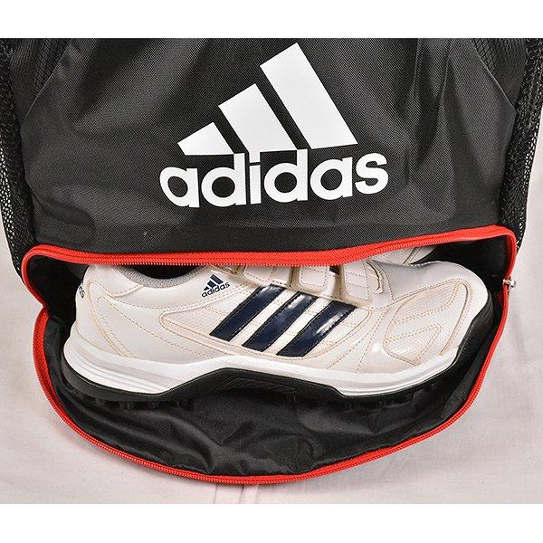 交換送料無料 アディダス ボールデイパック 約27L ADP28 サッカー フットサル バックパック リュックサック 部活 旅行 遠足 かばん バッグ刺繍可(有料) | adidas | 17