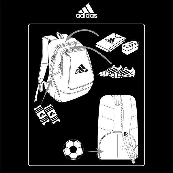adidas（アディダス） 交換送料無料 デイパック 27L ボール収納