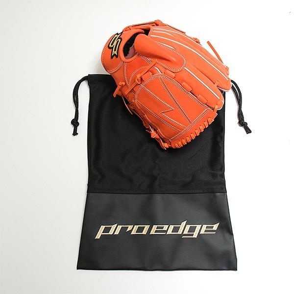 交換無料 野球 グローブ 硬式 大人 右投げ SSK プロエッジ proedge 投手用 サイズ6L オレンジ AKB715-35 型付け可能(G)の画像