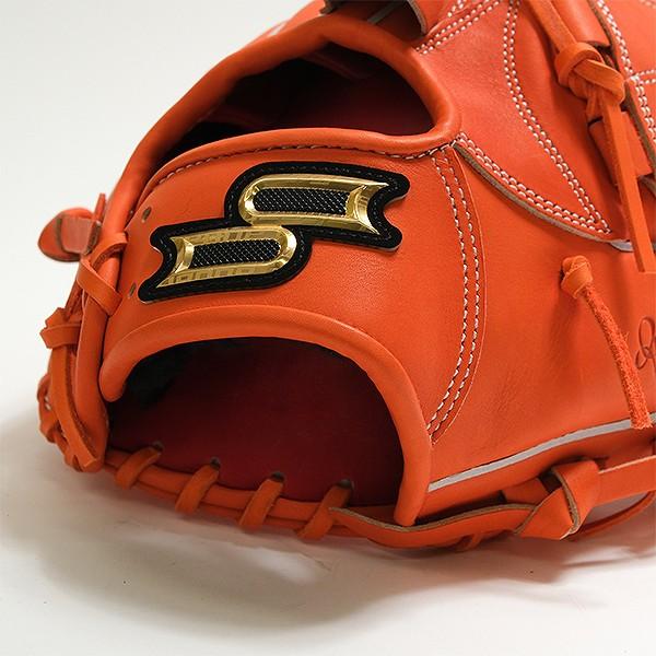 【激レア】SSK オーダーメイド 硬式グローブ 右投げ用 オレンジ proedge SSK プロエッジ 硬式グローブ 投手ピッチャー用 オレンジ 右