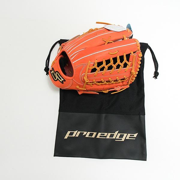 交換無料 野球 グローブ 硬式 大人 右投げ SSK プロエッジ proedge 外野手用 サイズ8L オレンジ×タン AKB874-3547 型付け可能(G)の画像