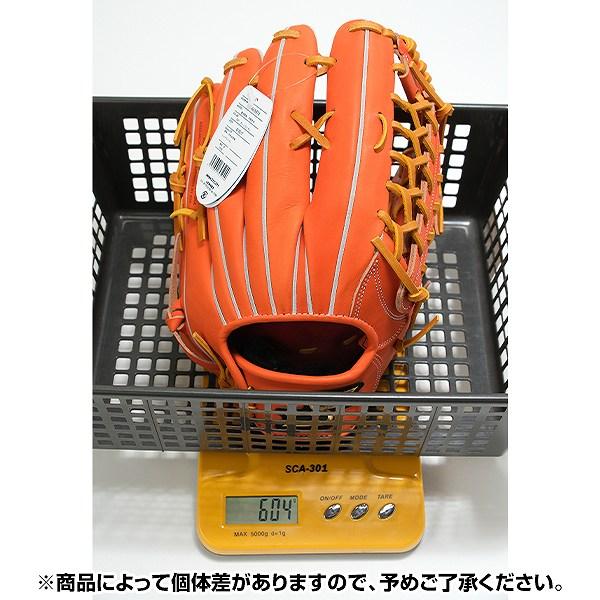 交換無料 野球 グローブ 硬式 大人 右投げ SSK プロエッジ proedge 外野手用 サイズ8L オレンジ×タン AKB874-3547 型付け可能(G)の画像