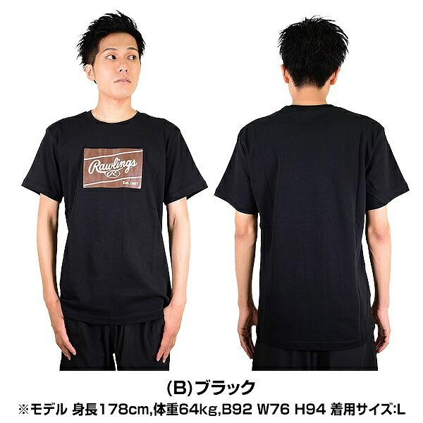 Rawlings（ローリングス） 野球 Tシャツ メンズ U.S.A. BASIC 半袖