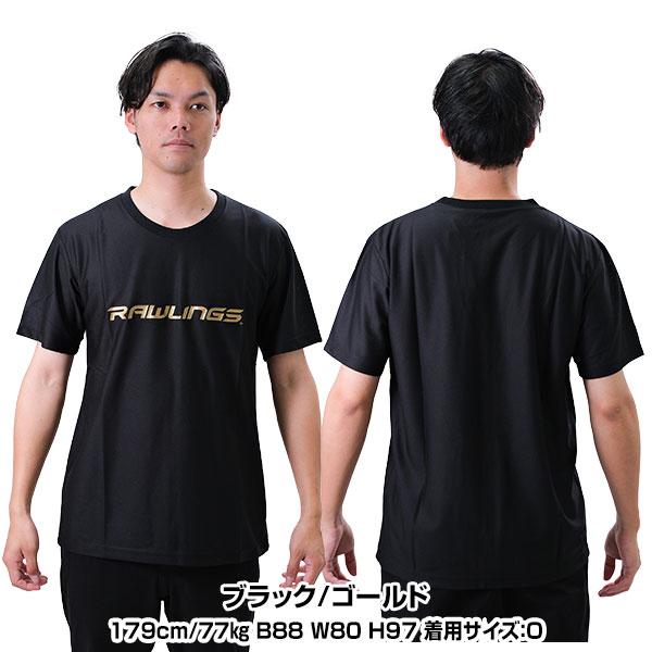 Rawlings（ローリングス） 野球 Tシャツ メンズ スタイルロゴ 半袖
