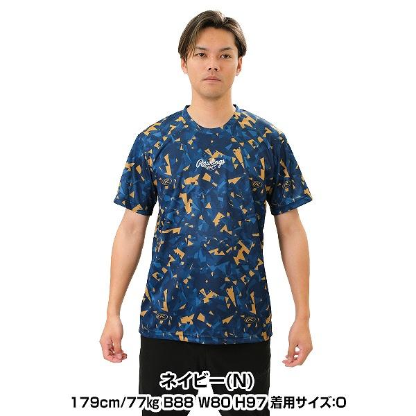Rawlings 野球 Tシャツ メンズ 半袖 丸首 ローリングス ベクター Rawlings 野球 Tシャツ メンズ 半袖 丸首 ローリングス ベクター