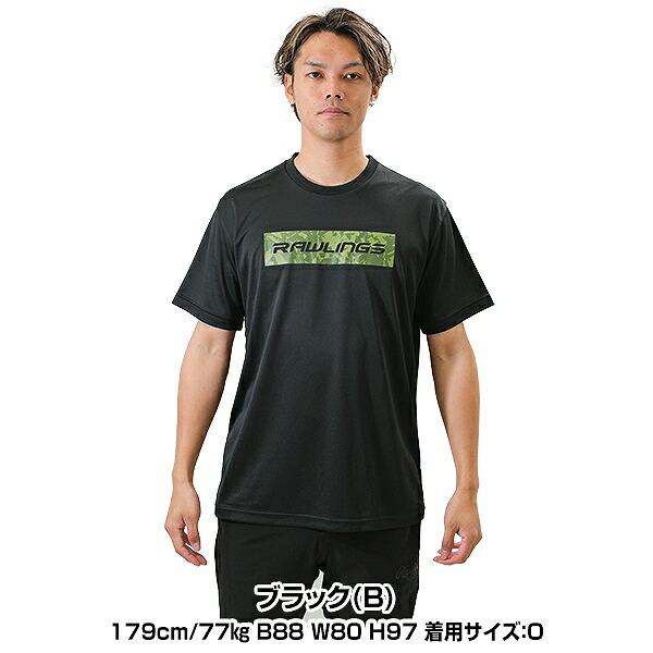 Rawlings 野球 Tシャツ メンズ 半袖 丸首 ローリングス ボックス Rawlings 野球 Tシャツ メンズ 半袖 丸首 ローリングス ボックス