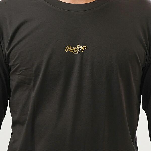 野球 アンダーシャツ 大人 長袖 丸首 ローリングス パワーストレッチ 裏起毛 スポーツウェア クルーネック ASU14F03 アンダーシャツ名入れ有料可(U) | Rawlings | 06