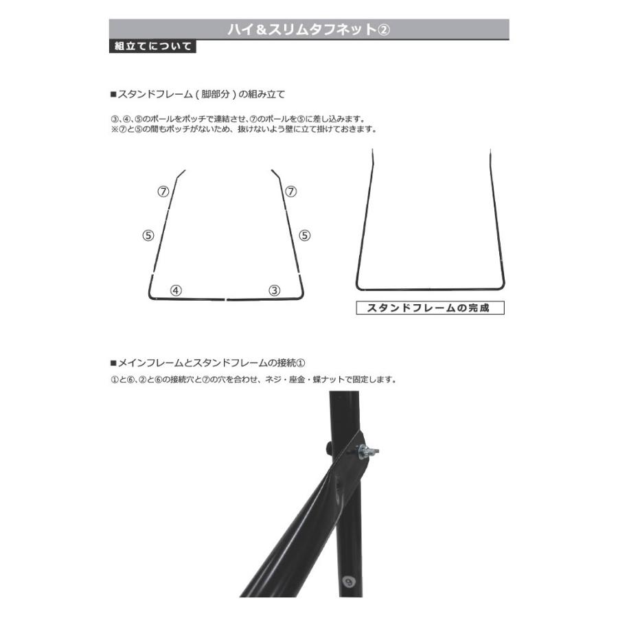 野球 練習 ネット ハイ＆スリムタフネット 硬式 軟式 ソフト対応 2×1.6