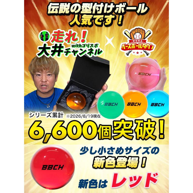 野球 願いが叶う!?伝説のグローブ型付け専用ボール グラブポケット成型