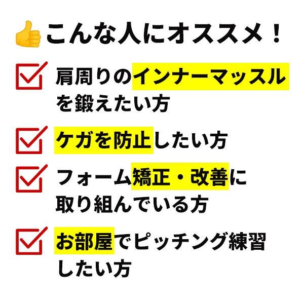 野球 ピッチトレーナーバンド 2個 / 3個セット トレーニングチューブ インナーマッスル 投球 ピッチング フォーム 肩 ヒジ 腕 投手 BBCH | ブランド登録なし | 02