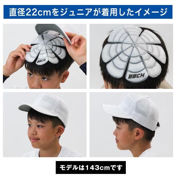 頭部冷却用　キャップ　Mサイズ スーパークールキャップイン PCM/CMC 帽子用 保冷 頭部 アイスパック