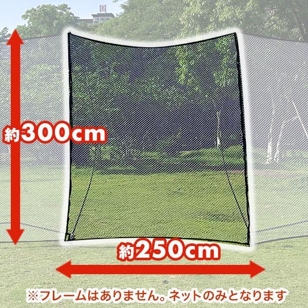 野球 練習 スーパーワイドバックネット専用 拡張ネット 2.5×3m