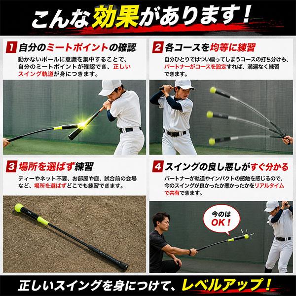 レビューで6ヶ月保証 スイング先生 野球 練習 バッティング 素振り