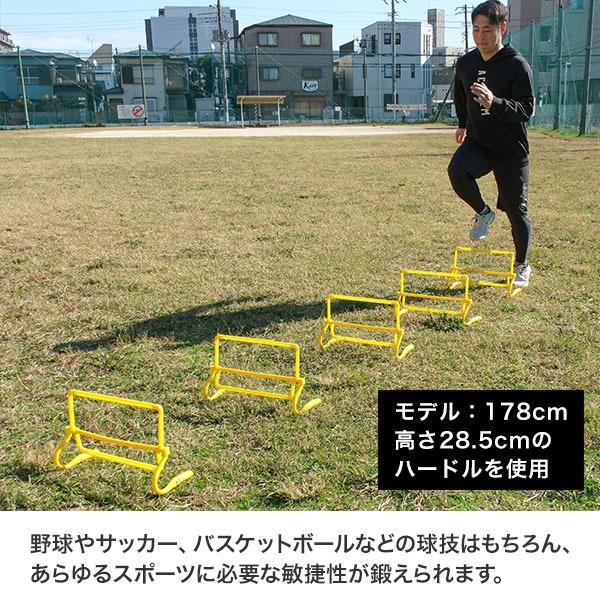 ミニハードル 可変式 6台セット 高さ調整可 キャリーハンドル付き