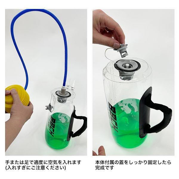 着色剤付き ウォーターバッグ 6タイプ 5-30kg 専用空気入れ付き