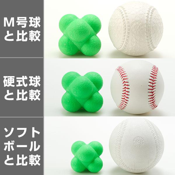 野球 練習 リアクションボール 3色 6個セット 直径6.5cm リアクショニングボール イレギュラーバウンド 反射神経 動体視力 瞬発力 スポーツ 運動 サッカー BBCH |  | 08