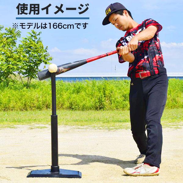 選べる2タイプ 野球 練習 バッティングティースタンド 硬式 軟式