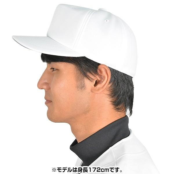 野球 帽子 黒 白 紺 ゼット ニット メンズ ジュニア 練習帽 キャップ 六方 マッドアタックWH 日本製 BH762 | ゼット | 02