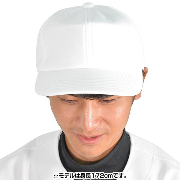野球 帽子 黒 白 紺 ゼット ニット メンズ ジュニア 練習帽 キャップ 六方 マッドアタックWH 日本製 BH762 | ゼット | 04