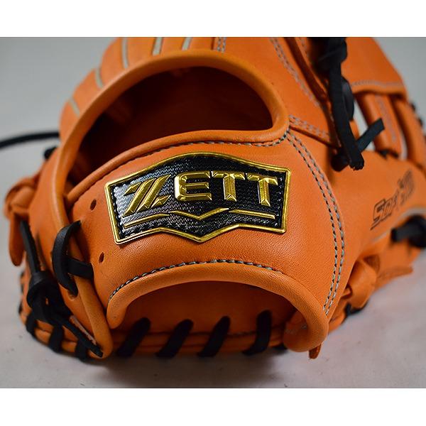 野*1様 新品 ゼット 軟式 内野手用オーダーグラブ Nブラック×オレンジ 右投 野*1様 新品 ゼット 軟式 内野手用オーダーグラブ Nブラック