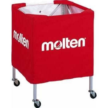 molten（モルテン） 屋内用 折りたたみ式ボールカゴ（小）赤 BK15VR 取