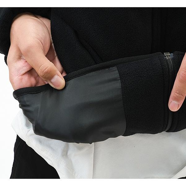 野球 フリースパーカー ジャケット メンズ ZETT ゼット フリースジャケット フード付き 冬用 防寒ウェア 大人 長袖 BOF160 保温 軽量 ジップアップ フルジップ | ゼット | 11