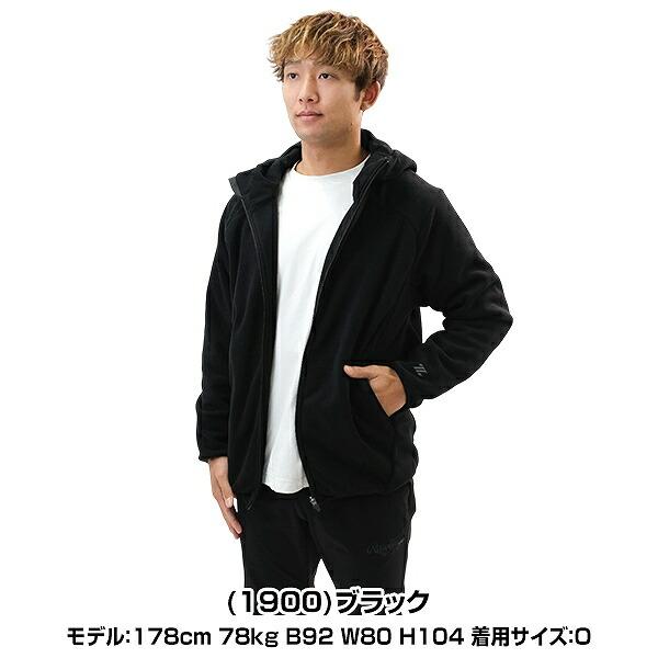 野球 フリースパーカー ジャケット メンズ ZETT ゼット フリースジャケット フード付き 冬用 防寒ウェア 大人 長袖 BOF160 保温 軽量 ジップアップ フルジップ | ゼット | 01