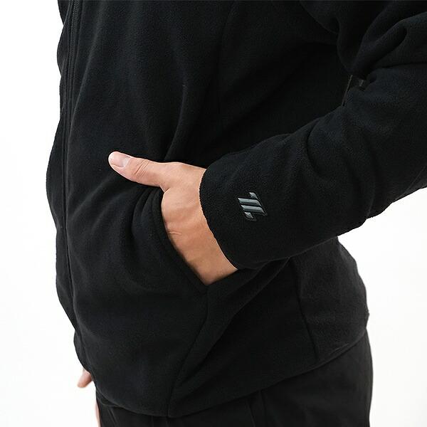 野球 フリースパーカー ジャケット メンズ ZETT ゼット フリースジャケット フード付き 冬用 防寒ウェア 大人 長袖 BOF160 保温 軽量 ジップアップ フルジップ | ゼット | 09