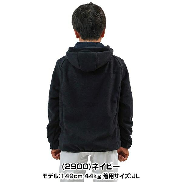 ゼット（ZETT） 野球 フリースパーカー ジャケット ジュニア 子供