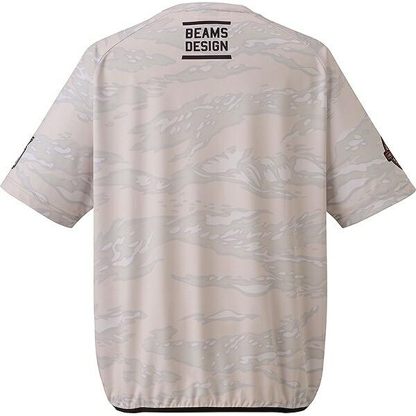 野球 Tシャツ 丸首 半袖 大人 ZETT BEAMS DESIGN ビームスデザイン レイヤーシャツ 吸汗速乾 メッシュ BOT77606 カモ柄 おしゃれ かっこいい カジュアル 2026NEW | ゼット | 15