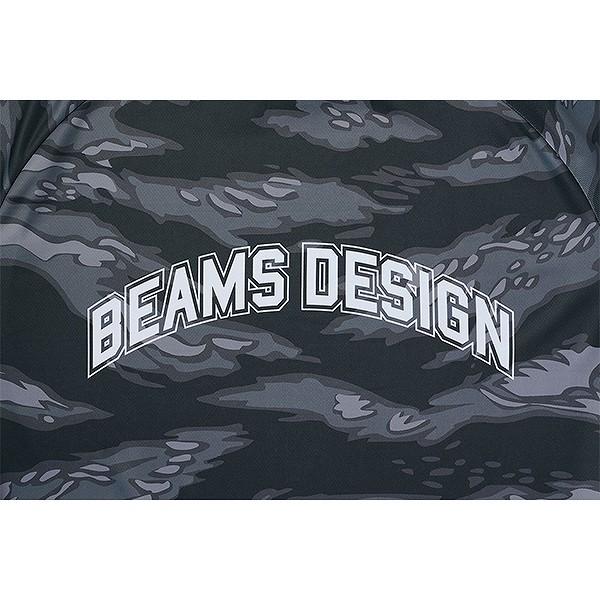 野球 Tシャツ 丸首 半袖 大人 ZETT BEAMS DESIGN ビームスデザイン レイヤーシャツ 吸汗速乾 メッシュ BOT77606 カモ柄 おしゃれ かっこいい カジュアル 2026NEW | ゼット | 03