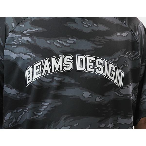 野球 Tシャツ 丸首 半袖 大人 ZETT BEAMS DESIGN ビームスデザイン レイヤーシャツ 吸汗速乾 メッシュ BOT77606 カモ柄 おしゃれ かっこいい カジュアル 2026NEW | ゼット | 03