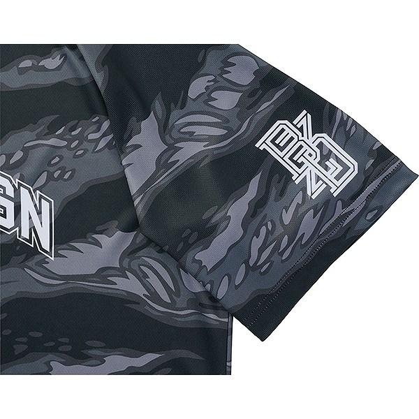 野球 Tシャツ 丸首 半袖 大人 ZETT BEAMS DESIGN ビームスデザイン レイヤーシャツ 吸汗速乾 メッシュ BOT77606 カモ柄 おしゃれ かっこいい カジュアル 2026NEW | ゼット | 04